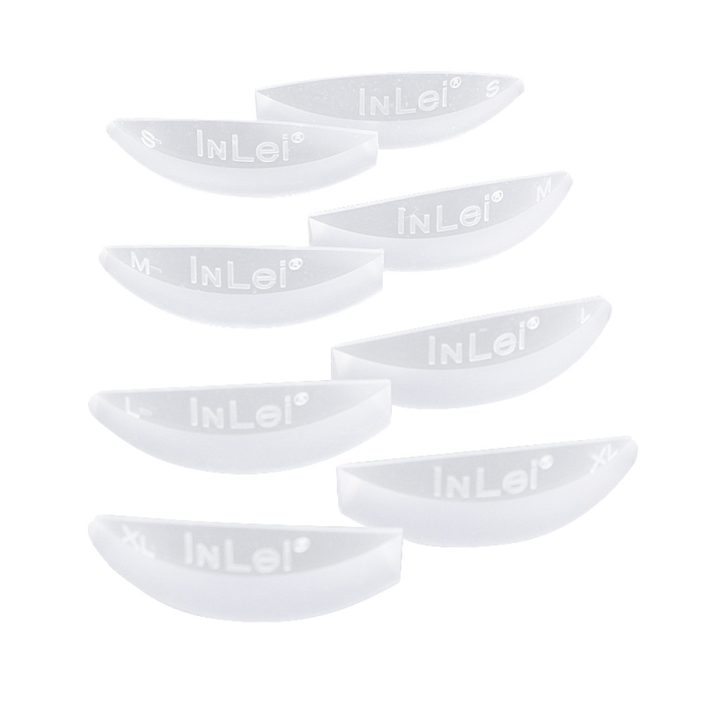 Набор силиконовых бигуди InLei Only, размер S, M, L,  XL, 4 пары