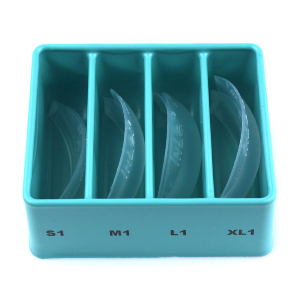 Набор силиконовых бигуди InLei Only 1, размер S1, M1, L1,  XL1, 4 пары