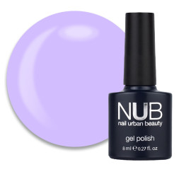 Гель-лак NUB 193 Gentle&Calm нежно-лиловая сирень. 8 мл