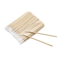 Ватяні палички дерев'яні ультратонкі Micro Cotton Sticks Henna Spa, 7 см, 100 шт.