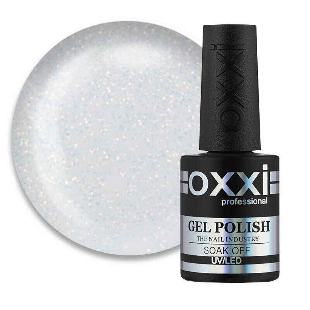 Гель-лак Oxxi Professional Opal 01 прозрачный микроблеск, 10 мл