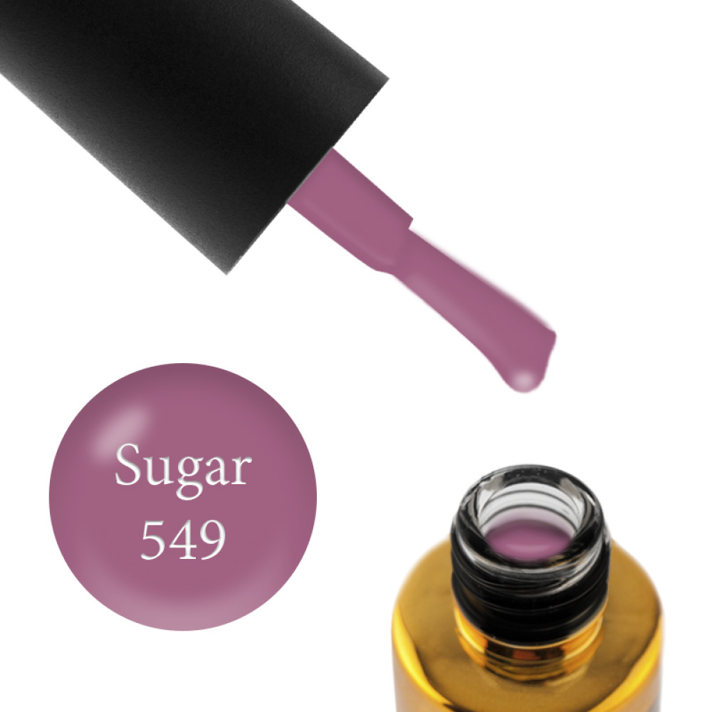 Гель-лак F.O.X Sugar 549 мягкий сливовый, 6 мл