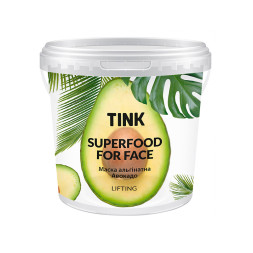 Маска Tink SuperFood For Face Lifting альгинатная с лифтинг-эффектом Авокадо и коллаген, 15 г