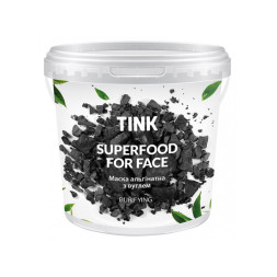 Маска Tink SuperFood For Face Purifying альгинатная очищающая Уголь и Ретинол, 15 г