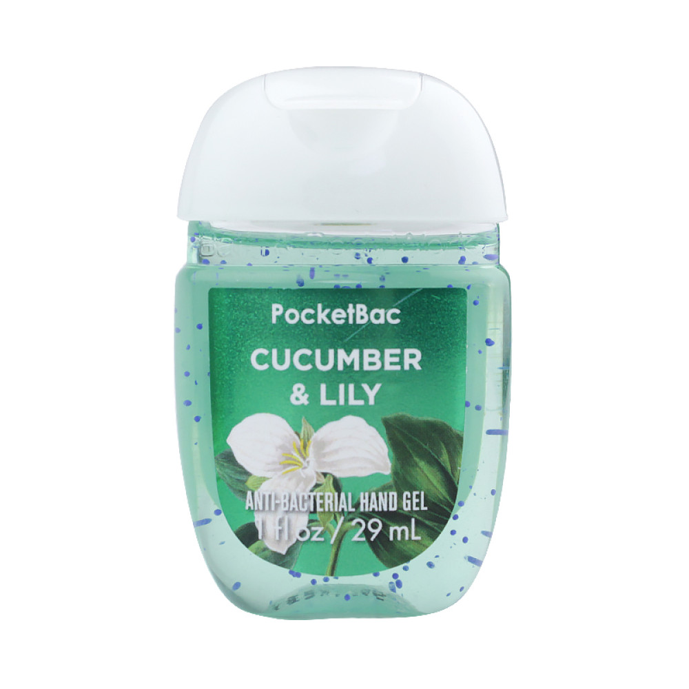 Санітайзер Bath Body Works PocketBac Cucumber Lily. огірок і лілія. 29 мл