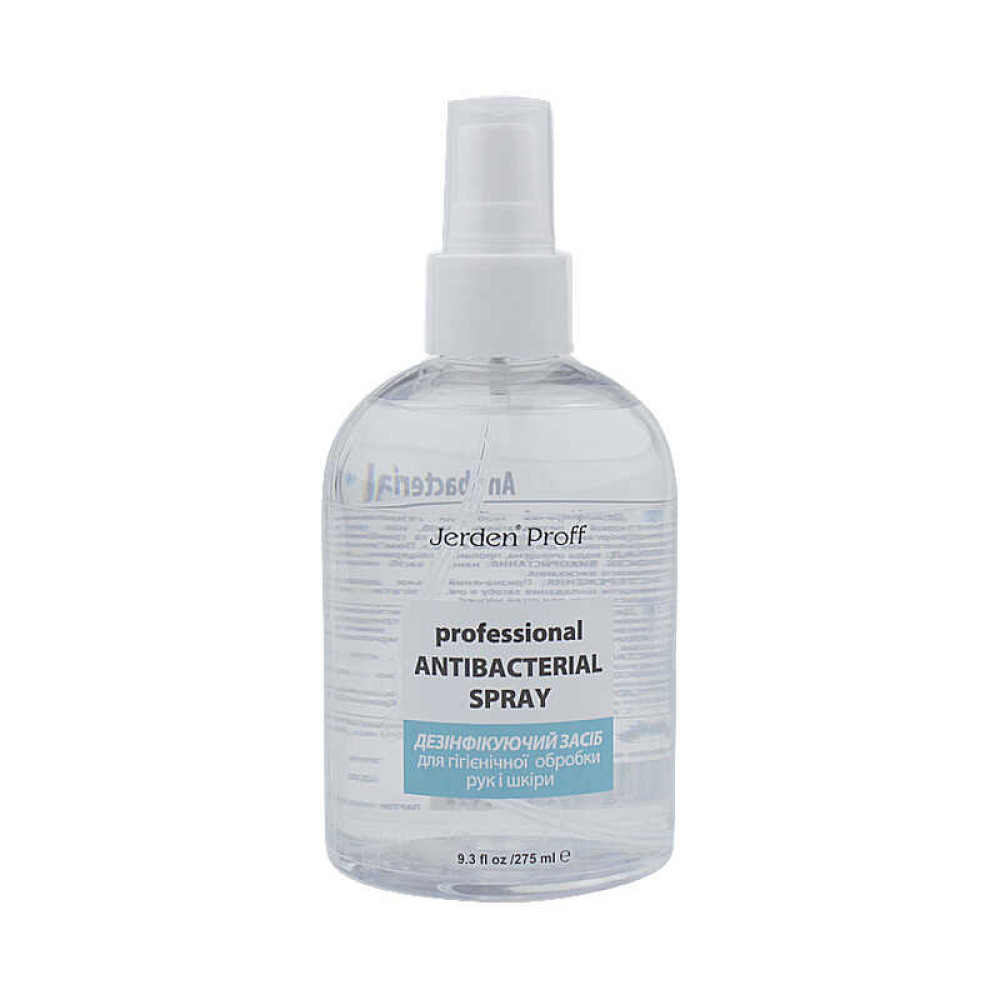 Средство для дезинфекции рук и кожи Jerden Proff Professional Antibacterial Spray. 275 мл