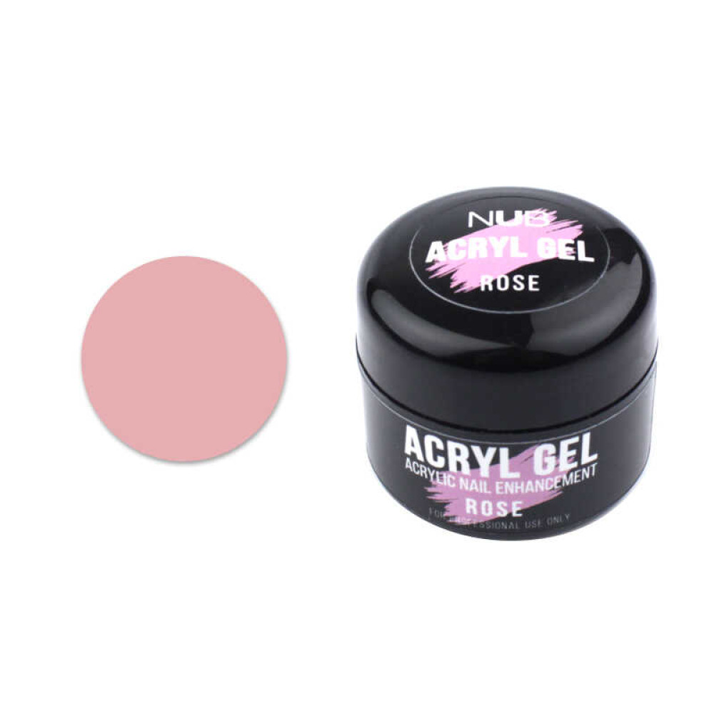 Акрил-гель NUB Acryl Gel Rose. холодный розовый. 5 г