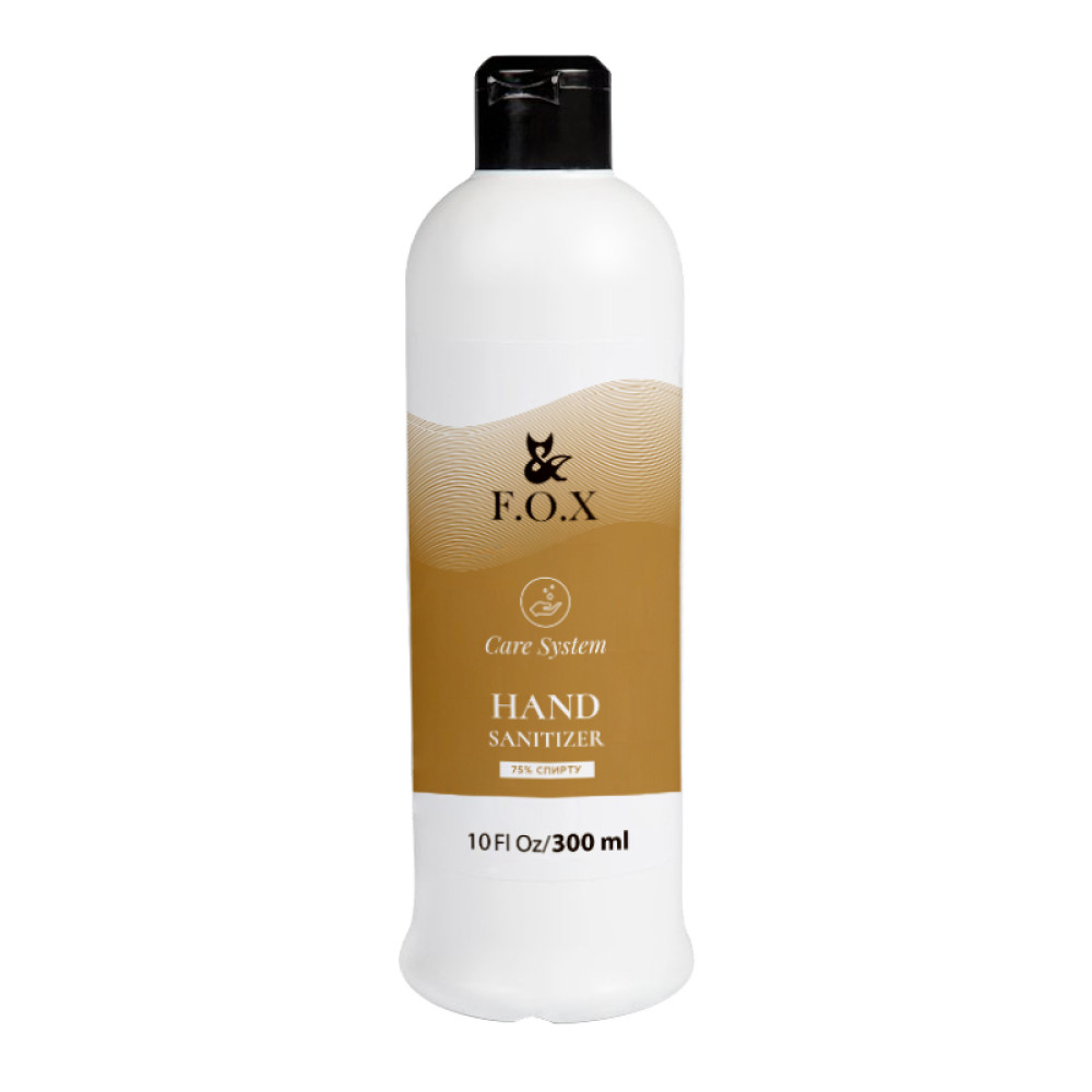 Дезинфектор для рук и кожи F.O.X Hand Sanitizer 75%. 300 мл