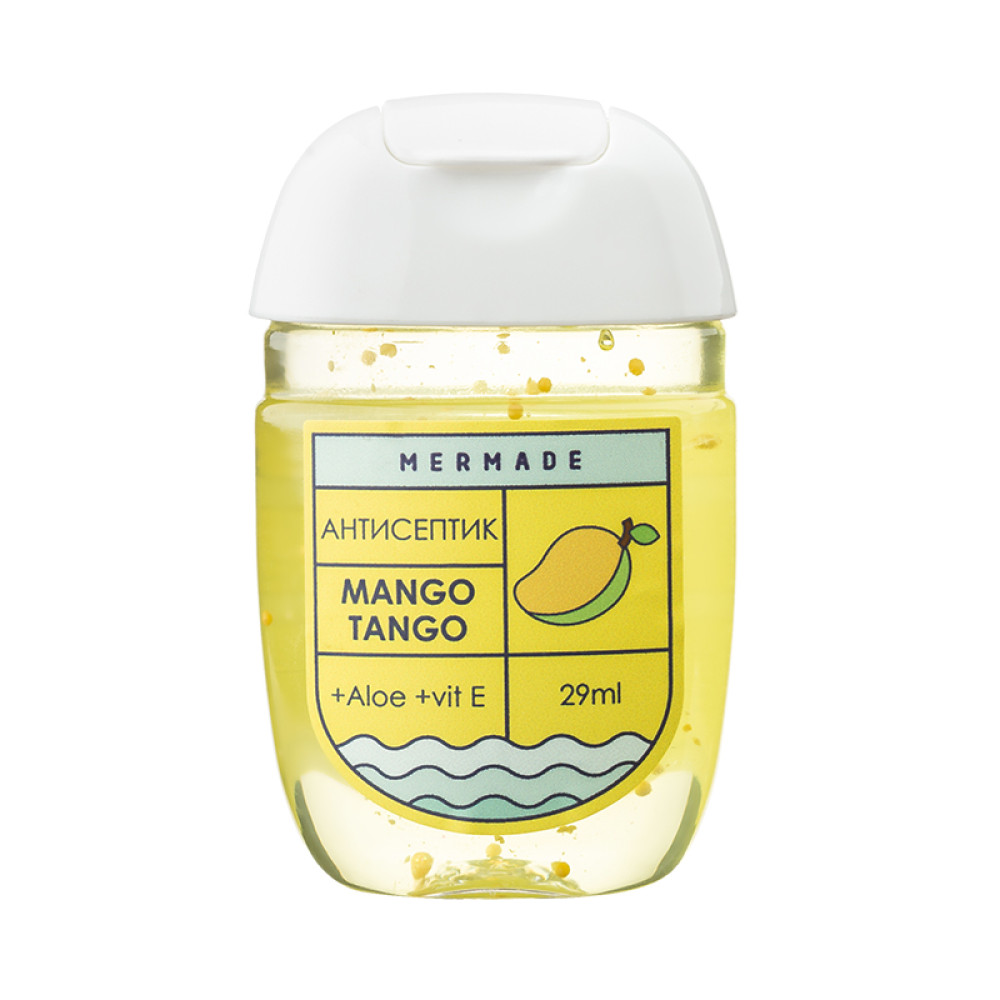 Антисептик для рук Mermade Mango Tango, сочный манго, 29 мл
