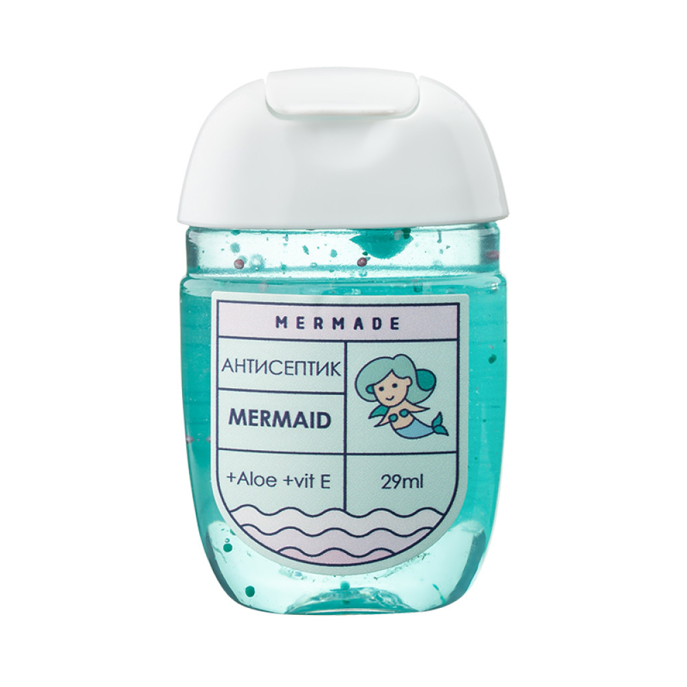 Антисептик для рук Mermade Mermaid. свежий парфюмированный аромат. 29 мл