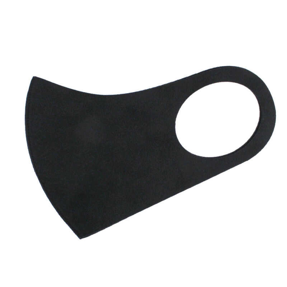 Питта-маска на лицо многоразовая защитная, цвет черный