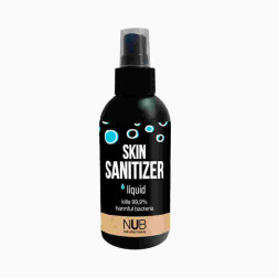 Засіб для дезинфекції рук та шкіри NUB Skin Sanitizer Liquid. лайм та перцева мята. 150 мл