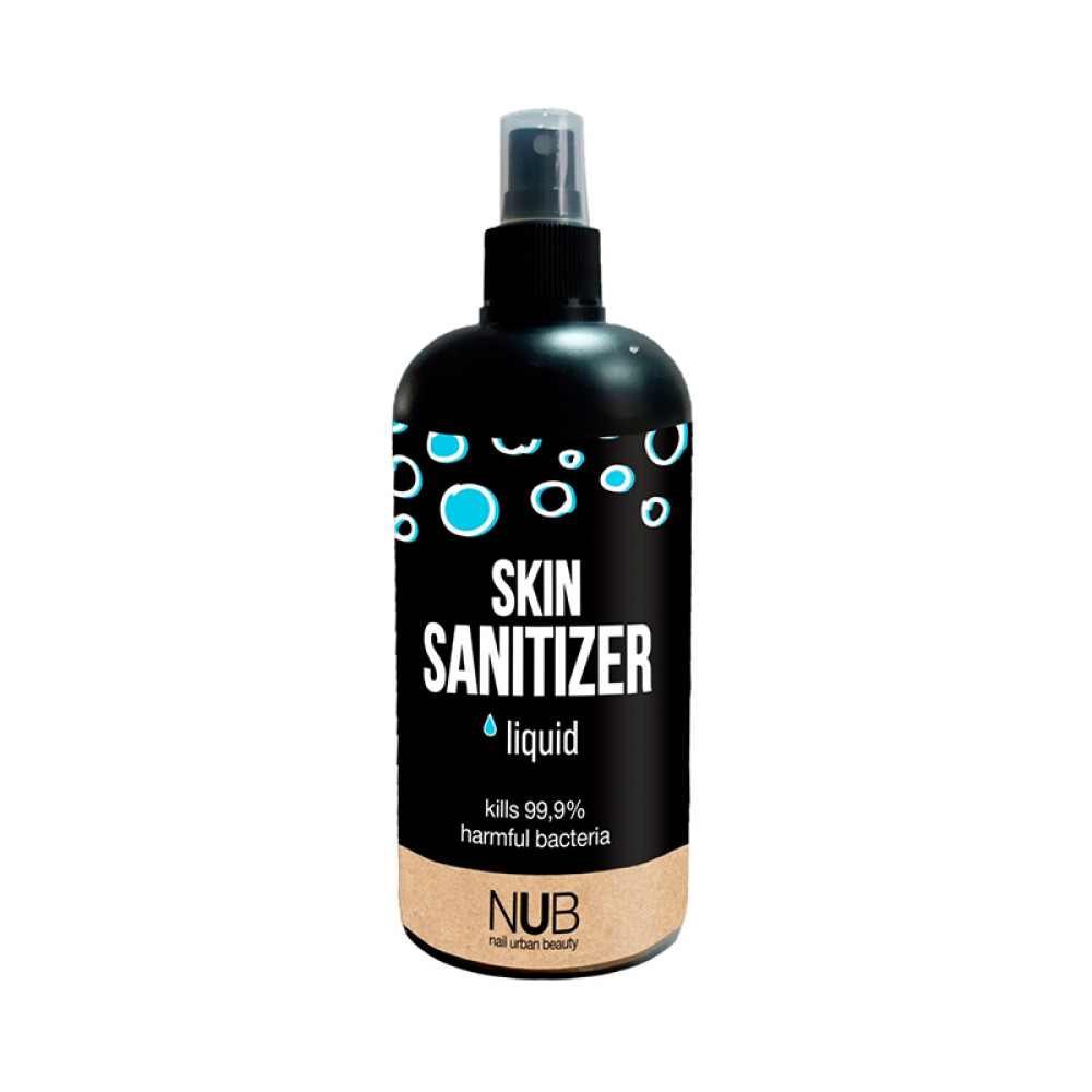 Засіб для дезинфекції рук та шкіри NUB Skin Sanitizer Liquid. лайм та перцева мята. 500 мл