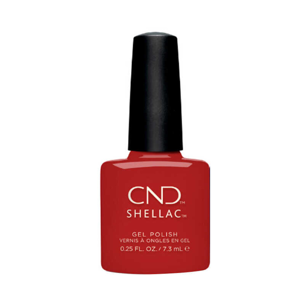 CND Shellac Iconic Company Red классический огненно-красный. 7.3 мл