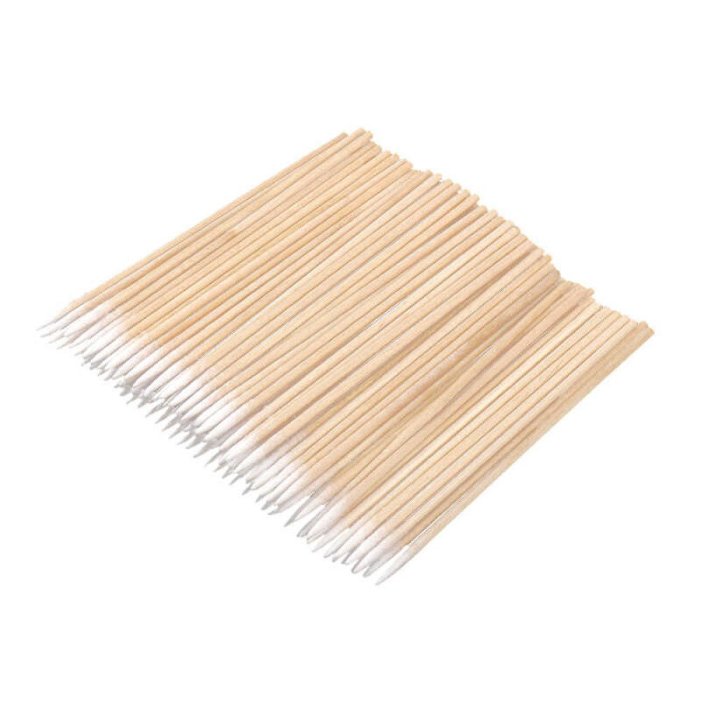 Ватные палочки деревянные ультратонкие Micro Sticks. 7 см. 100 шт.