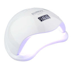 УФ LED лампа світодіодна SUNUV Sun 5 Plus White 48 Вт. таймер 10. 30. 60 и 99 сек. колір білий