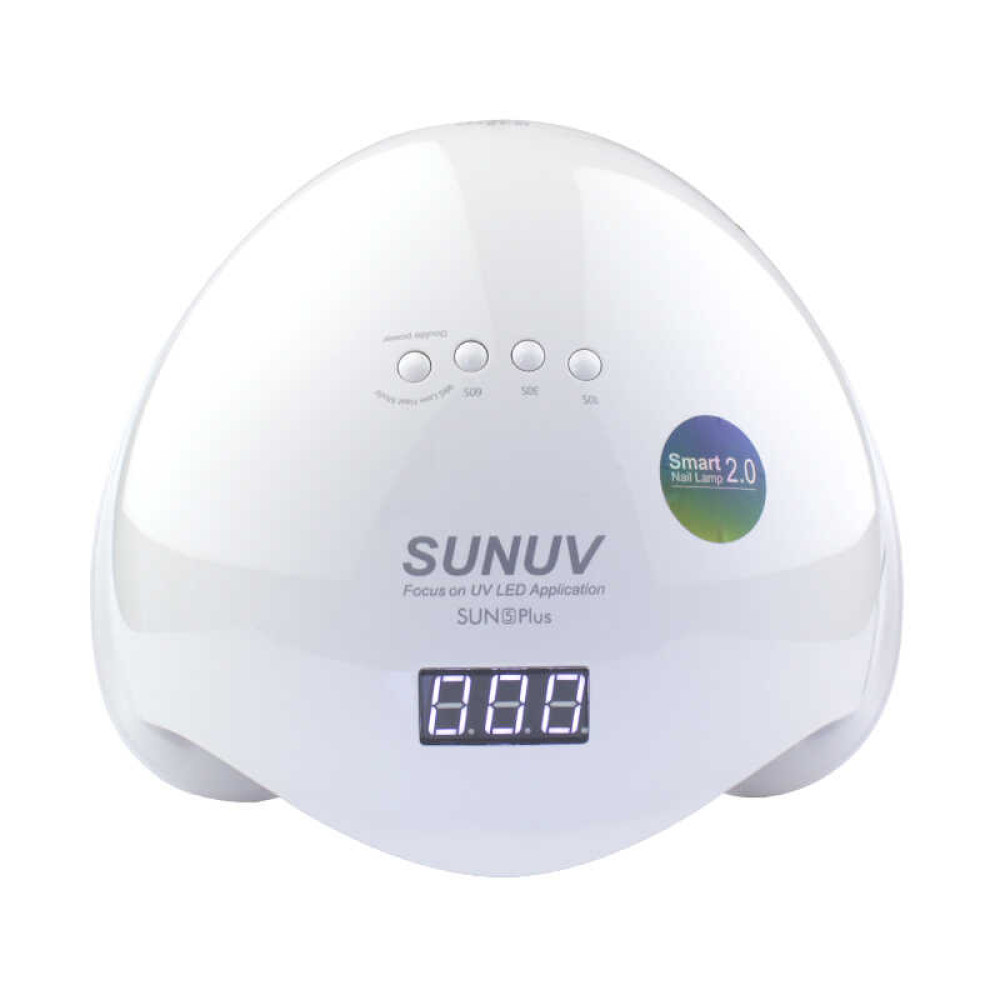 УФ LED лампа світодіодна SUNUV Sun 5 Plus White 48 Вт. таймер 10. 30. 60 и 99 сек. колір білий