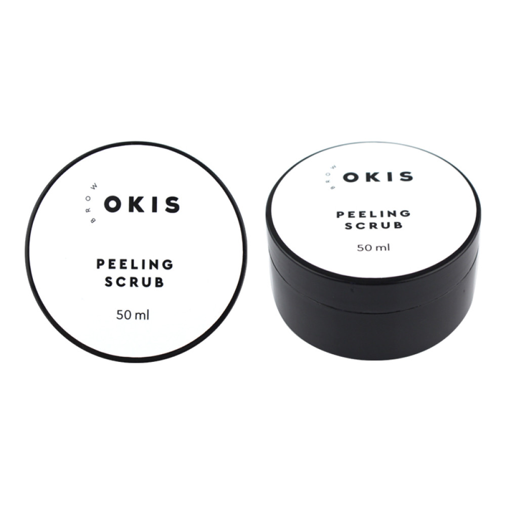 Пілінг-скраб для брів та обличчя Okis Brow Peeling Scrub. 50 мл