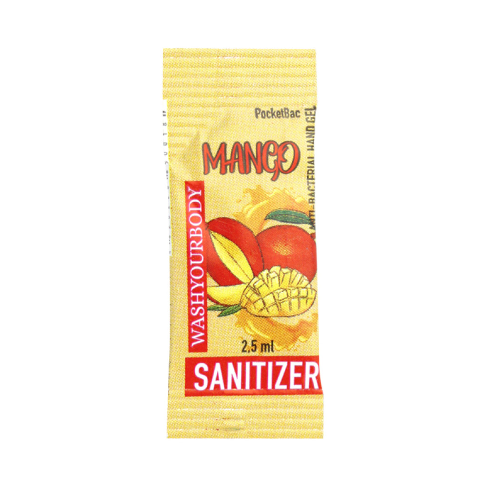 Санитайзер Washyourbody PocketStick Mango, манго, стик, 2,5 мл