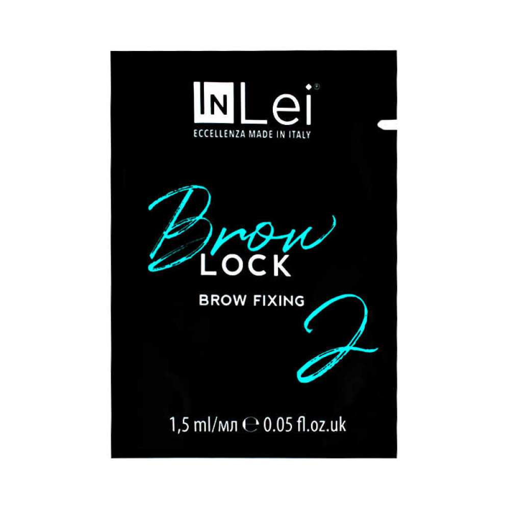 Фіксуючий склад для ламінування брів InLei Brow Lock 2 Brow Fixing. саше. 1.5 мл