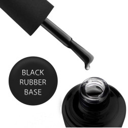 База каучуковая для гель-лака Elise Braun Black Rubber Base. цвет черный. 10 мл