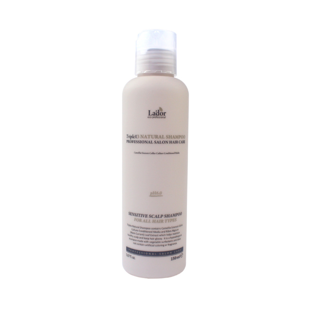 Шампунь для волос La.dor Triplex Natural Shampoo безсульфатный. органический. 150 мл