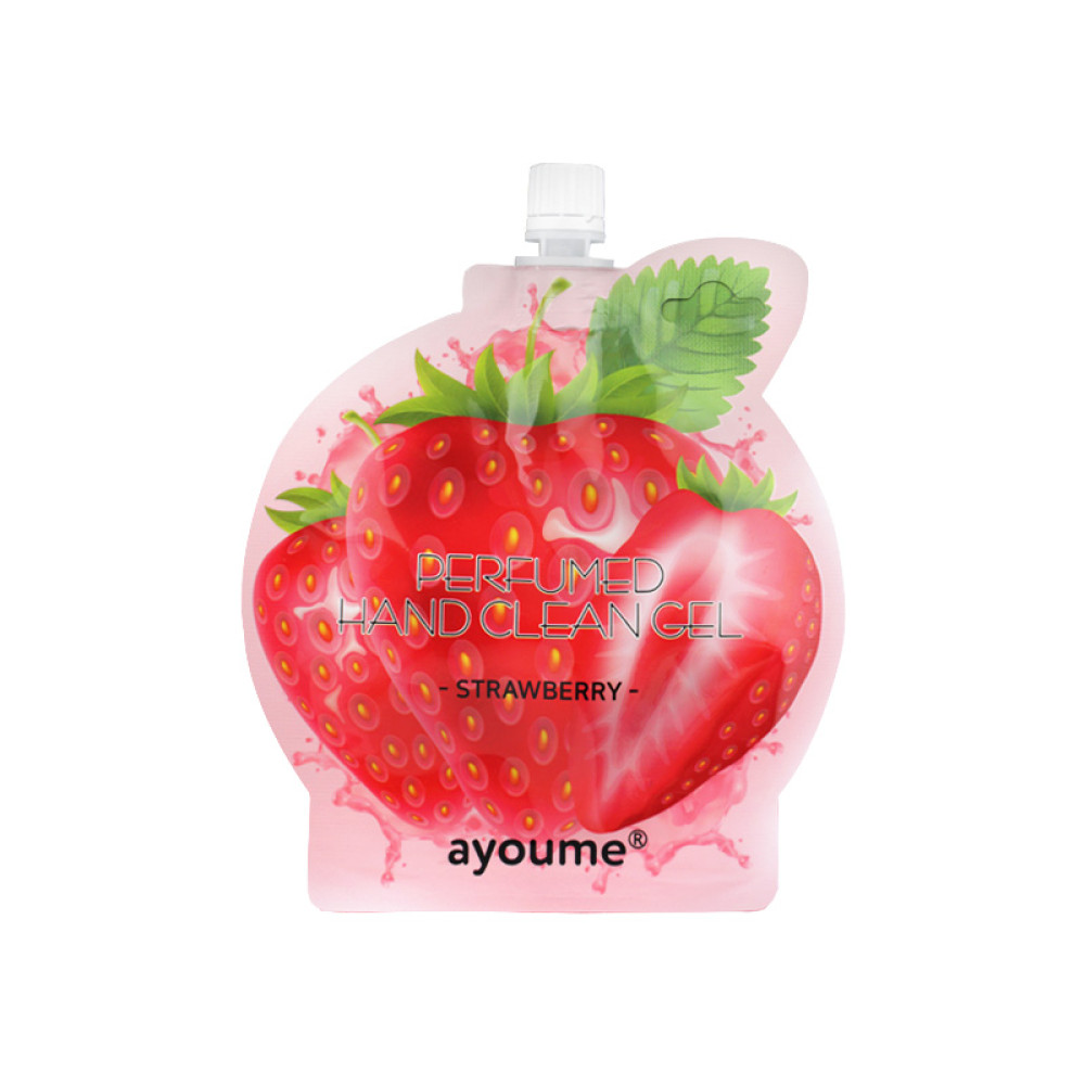 Гель-антисептик для рук Ayoume Perfumed Hand Clean Gel Strawberry Клубника. 20 мл