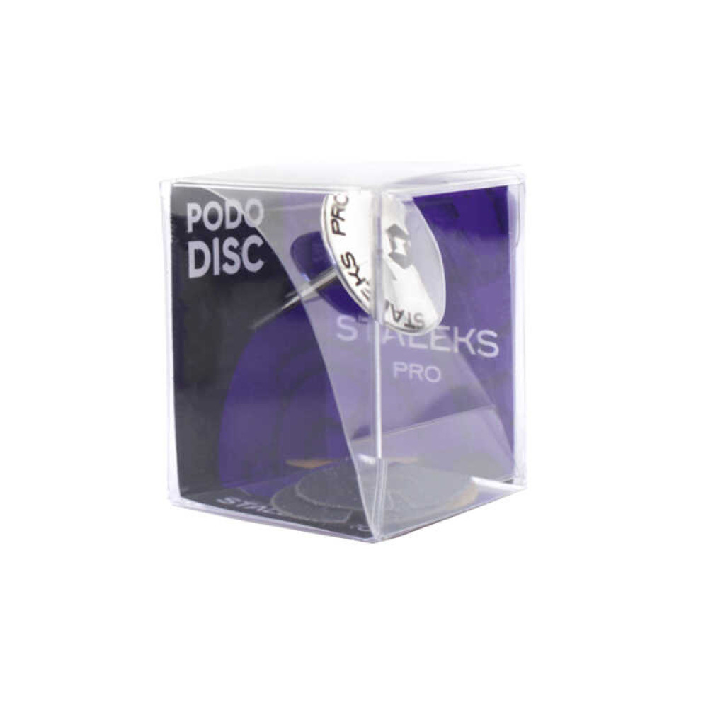 Педикюрний диск парасолька Staleks PRO Pododisc L D 25 мм зі змінним файлом-кільцем 180 грит 5 шт