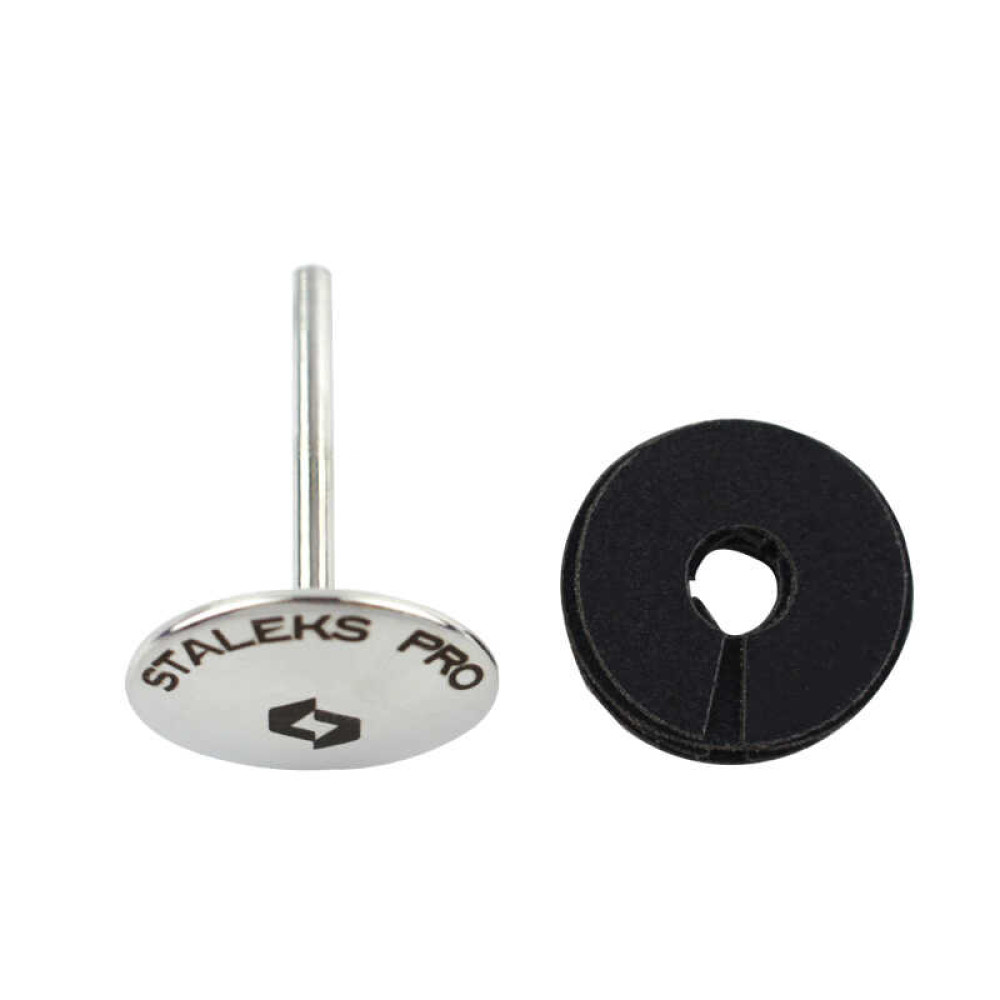 Педикюрный диск зонтик Staleks PRO Pododisc L, d=25 мм со сменным файлом-кольцом 180 грит 5 шт.