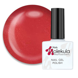 Гель-лак Nails Molekula 015 персиковый перламутр. 11 мл