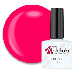 Гель-лак Nails Molekula 018 ярко-розовый, 11 мл