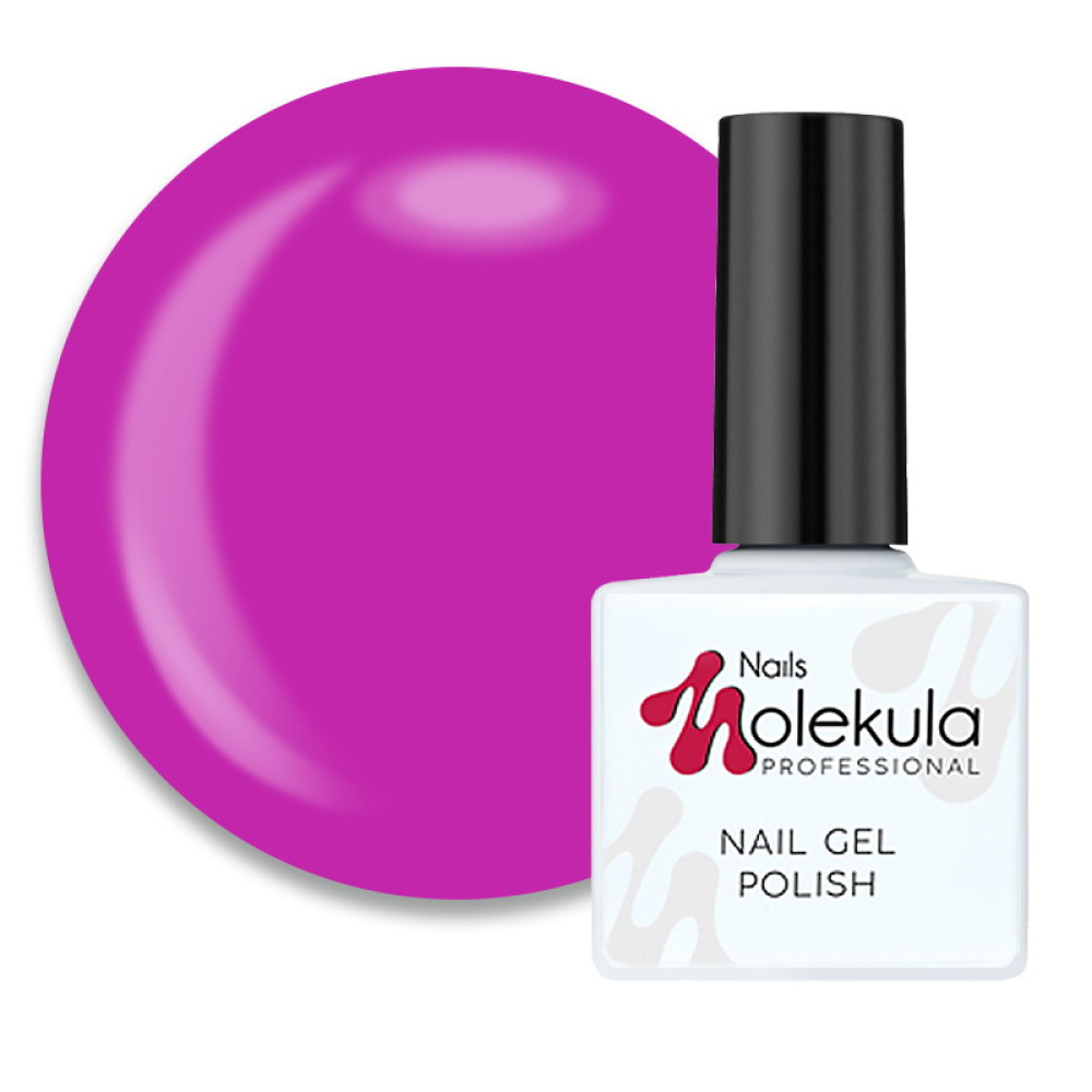 Гель-лак Nails Molekula 046 ярко-фиолетовый, 11 мл