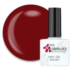 Гель-лак Nails Molekula 074 темно-красный. 11 мл