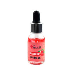 Олійка для кутикули Nails Molekula Cuticle Oil Strawberry, з піпеткою, полуниця, 15 мл