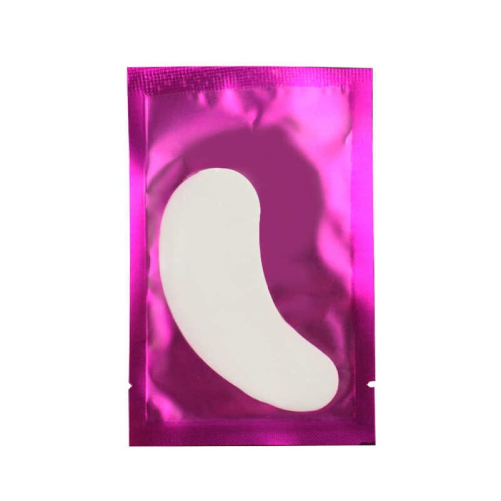 Патчі під очі на гідрогелі Eye Gel Patches для ламінування і нарощування в фіолетовій упаковці