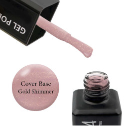 База камуфлююча для гель-лаку ReformA Cover Base Gold Shimmer 941017. суха троянда із золотистими шимерами. 10 мл