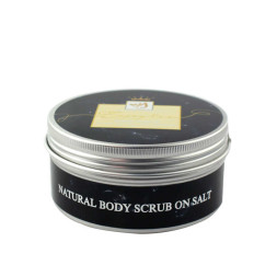 Натуральный солевой скраб для тела Enjoy-Eco Body Scrub Мед с овсянкой, банка, 220 г