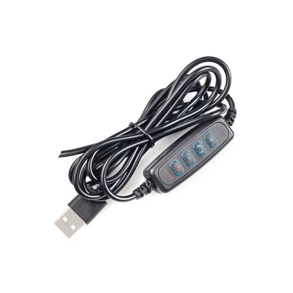 Лампа кольцевая LED Professional Live Stream Mini на прищепке, 9 Вт, d=9 см, цвет черный