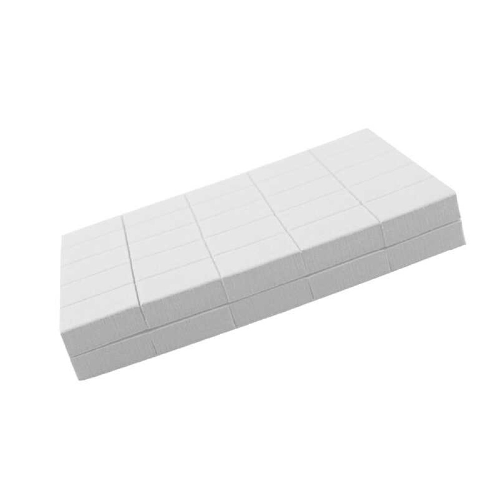 Набор мини-бафов для ногтей Kodi Professional 120/120. в наборе 50 шт.. цвет белый