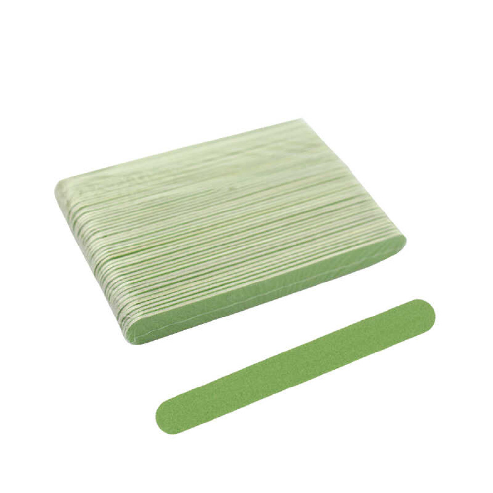 Набір пилок для нігтів Kodi Professional 120/120. прямі. 50 шт.. Колір зелений