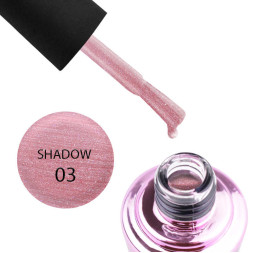 Гель-лак Elise Braun Shadow 03 розовый бриллиант с шиммерами, 7 мл