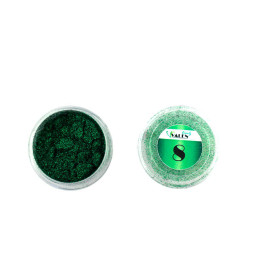 Зеркальная втирка Valen Beauty 008, цвет зеленый, 5 г