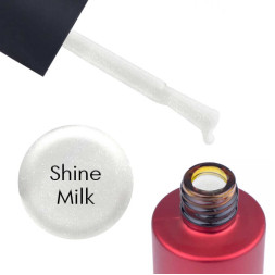 База камуфлирующая для гель-лака Kodi Professional Lint Base Gel Shine Milk. цвет молочный с мелким шиммером. 7 мл