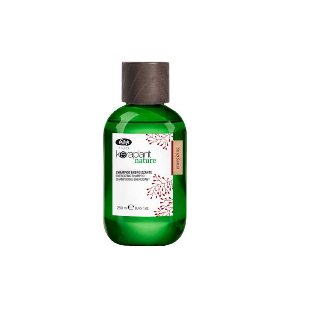 Шампунь против выпадения волос Lisap Keraplant Nature Energizing Shampoo с трихологическим комплексом и экстрактом женьшеня, 250 мл