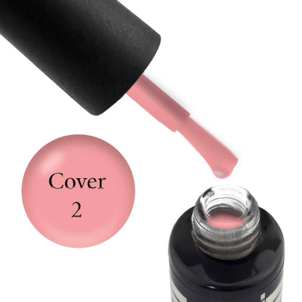 База камуфлююча для гель-лаку Oxxi Professional Cover Base Coat № 2 тепло-рожевий. 15 мл
