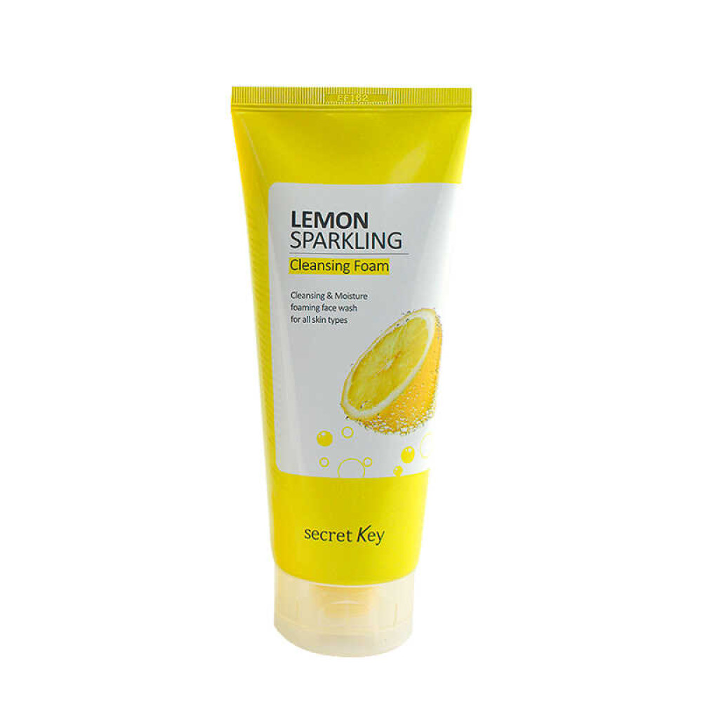  Пінка для вмивання Secret Key Lemon Sparkling Cleansing Foam з екстрактом лимона, 200 г