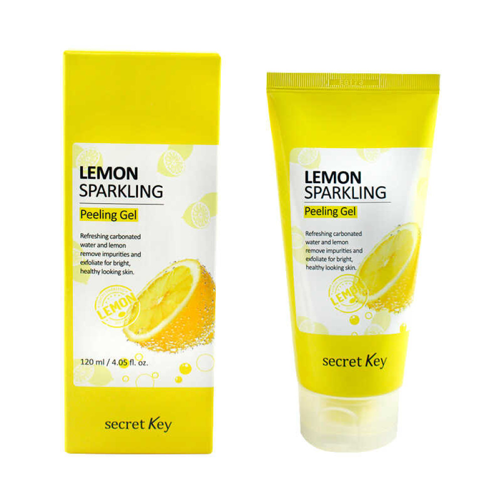 Пилинг-гель для лица Secret Key Lemon Sparkling Peeling Gel с экстрактом лимона, 120 мл