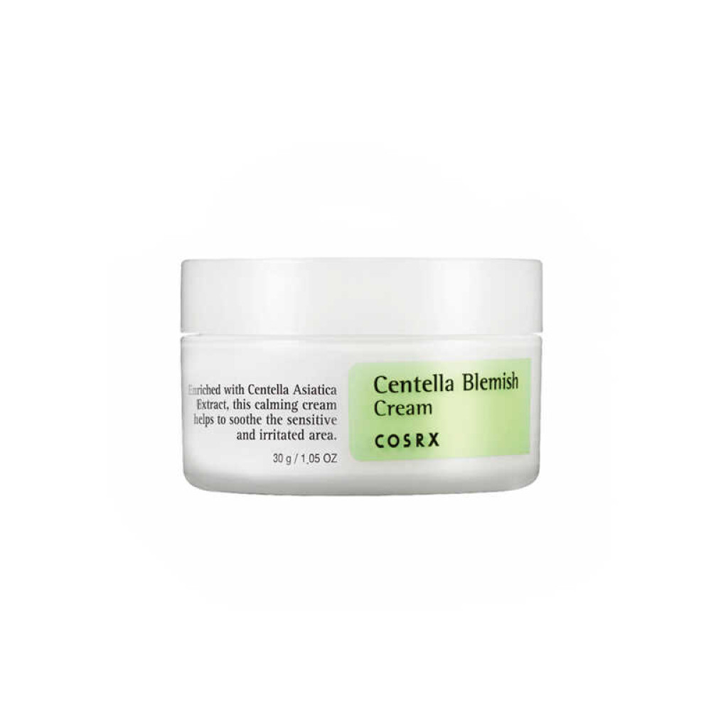 Крем для обличчя Cosrx Centella Blemish Cream загоювальний з екстрактом центелли азіатської. 30 г