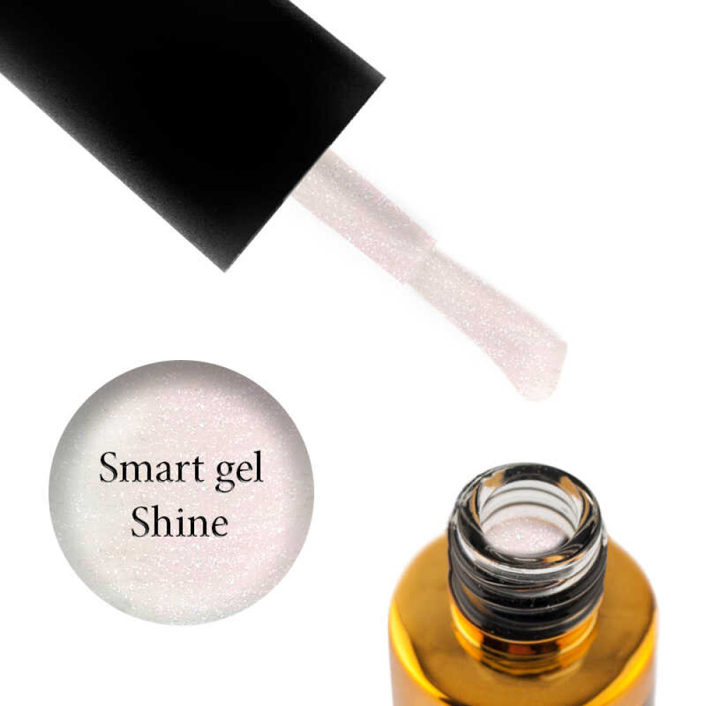 Гель F.O.X Smart gel Shine для укрепления натуральных ногтей, 12 мл