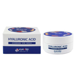 Патчі гідрогелеві під очі Eyenlip Hyaluronic Acid Hydrogel Eye Patch з гіалуроновою кислотою. 60 шт.